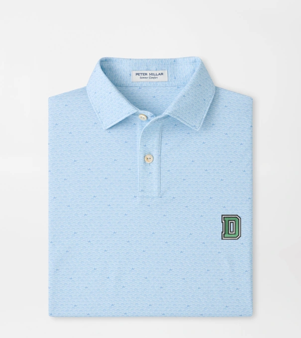 Dartmouth On The Ball Youth Performance Jersey Polo in PALE BLUE
