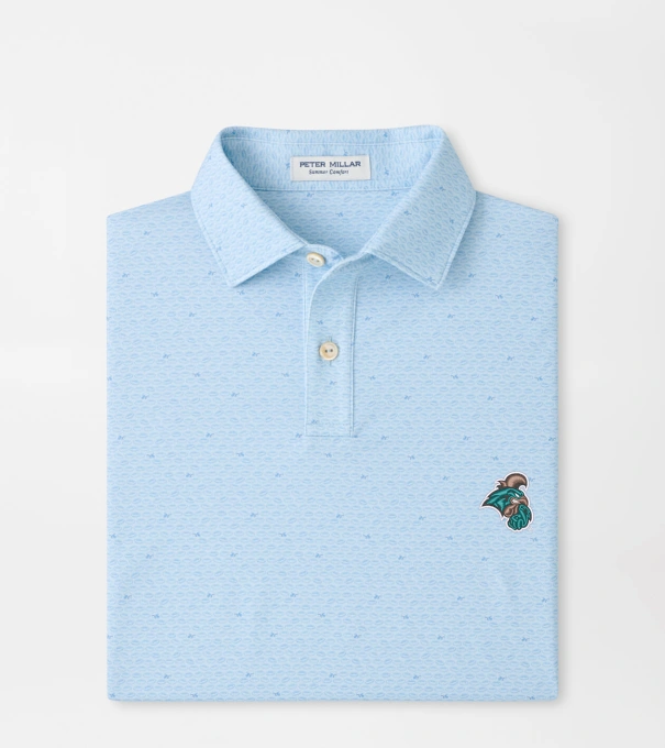 Coastal Carolina On The Ball Youth Performance Jersey Polo in PALE BLUE