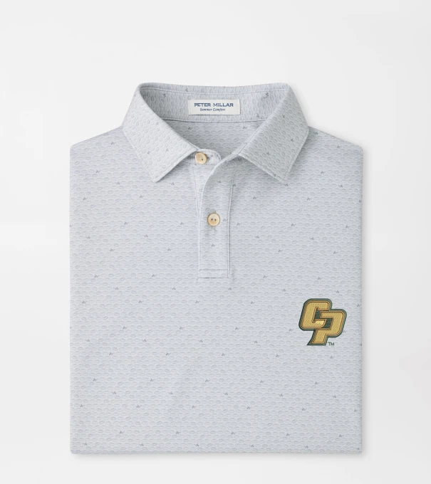 Cal Poly On The Ball Youth Performance Jersey Polo in British Grey