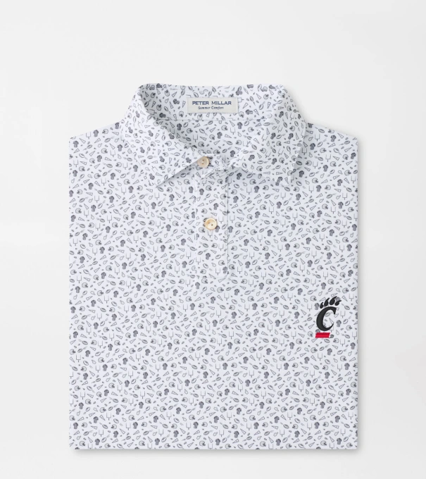 Cincinnati Kick Off Youth Performance Jersey Polo in Gale Grey