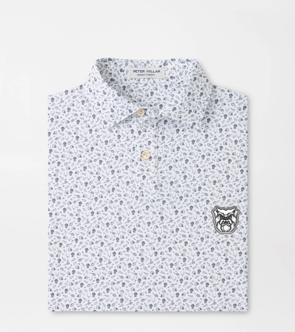Butler Kick Off Youth Performance Jersey Polo in Gale Grey