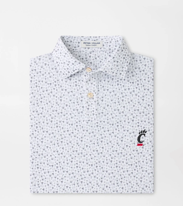 Cincinnati Buzzer Beater Youth Performance Jersey Polo in White