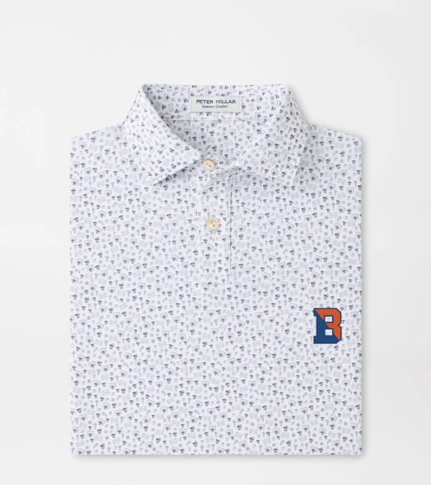 Bucknell Buzzer Beater Youth Performance Jersey Polo in White