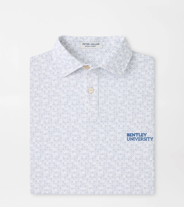 Bentley Bases Loaded Youth Performance Jersey Polo in White
