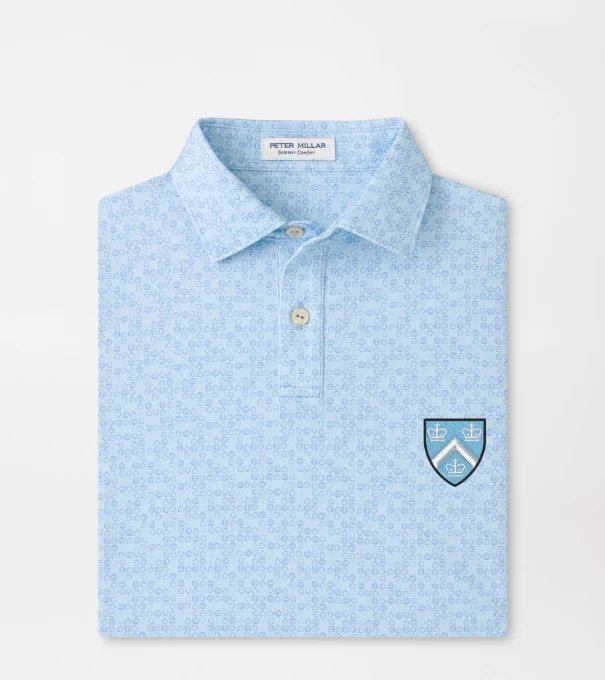 Columbia Bases Loaded Youth Performance Jersey Polo in PALE BLUE