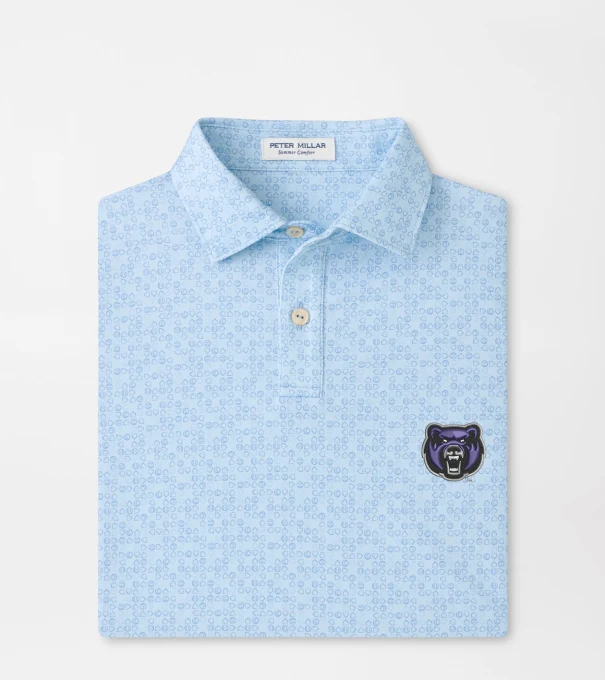 Central Arkansas Bases Loaded Youth Performance Jersey Polo in PALE BLUE