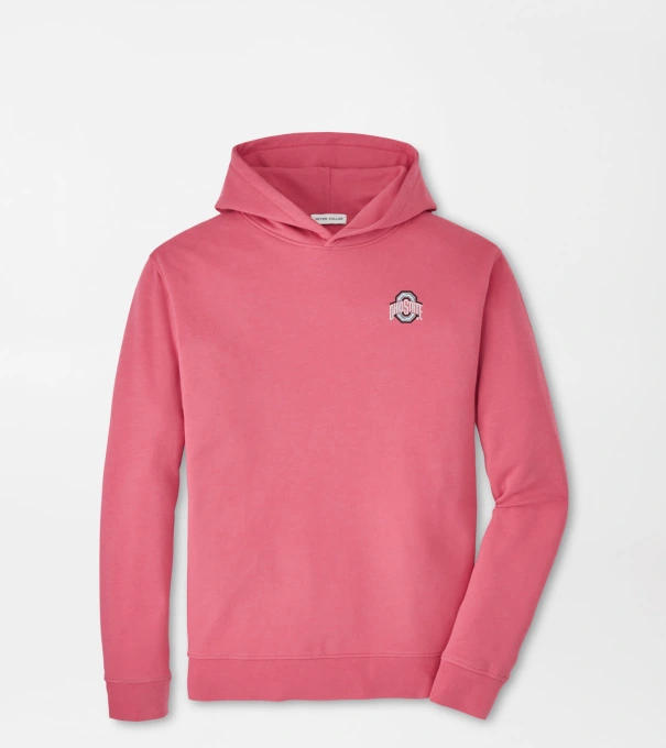 The Ohio State Oasis Pullover Hoodie in Chili Red