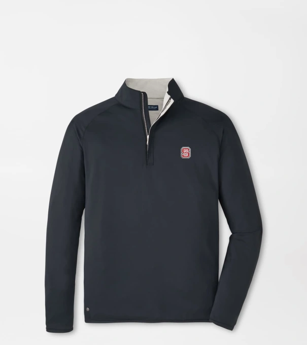 NC State Stealth Performance Quarter-Zip in Black