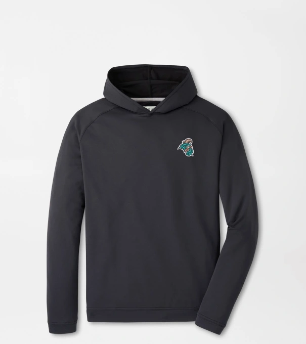Coastal Carolina Pine Performance Hoodie in Black