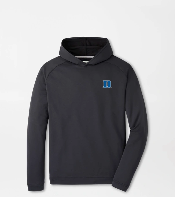 Duke University Pine Performance Hoodie in Black