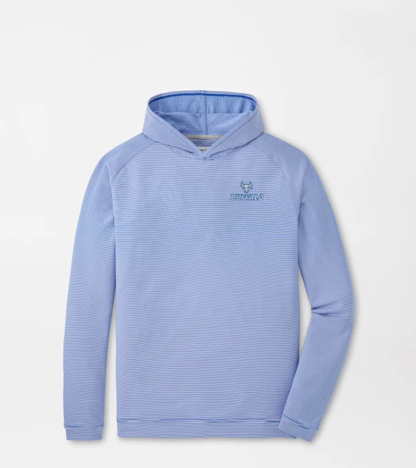 University at Buffalo Pine Sugar Stripe Performance Hoodie in Blue3