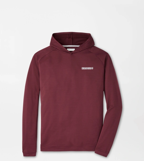 University of Chicago Booth Pine Performance Hoodie in Maroon3
