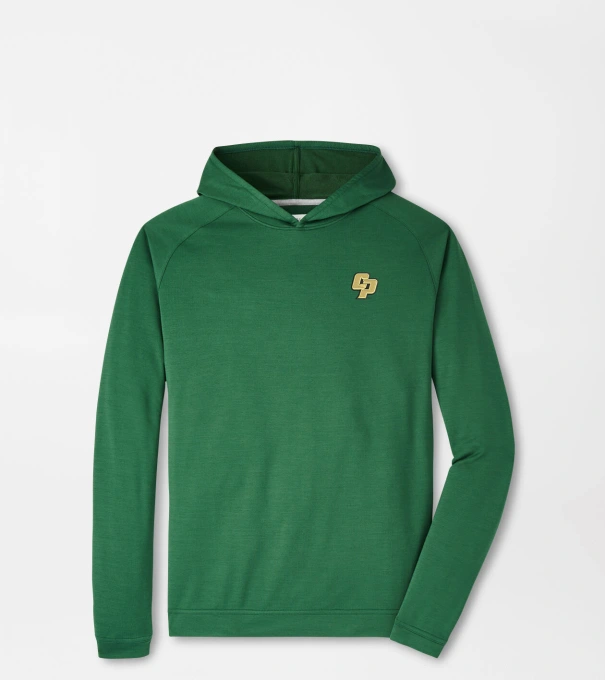 CalPoly Pine Performance Hoodie in Green1