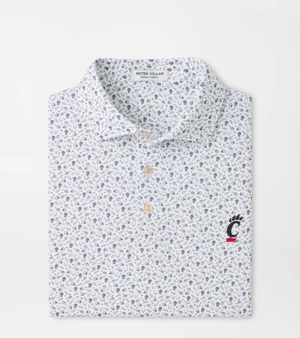 Cincinnati Kick Off Performance Jersey Polo in Gale Grey