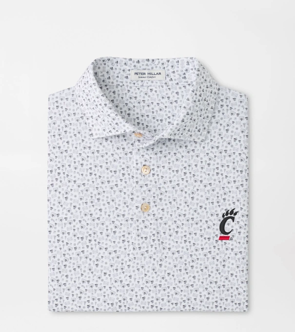 Cincinnati Buzzer Beater Performance Jersey Polo in White