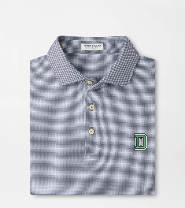 Dartmouth Border Performance Jersey Polo in Iron
