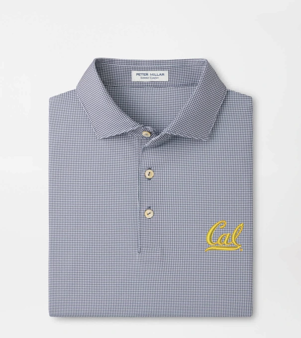 University of California Berkeley Border Performance Jersey Polo in Iron