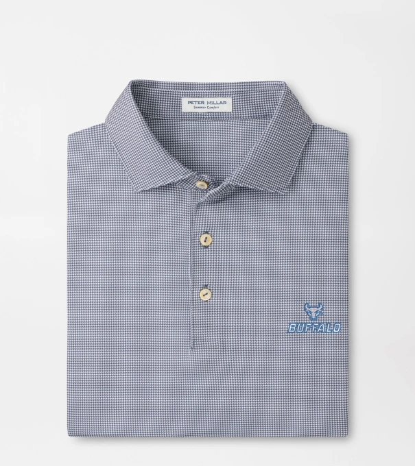 University at Buffalo Border Performance Jersey Polo in Iron