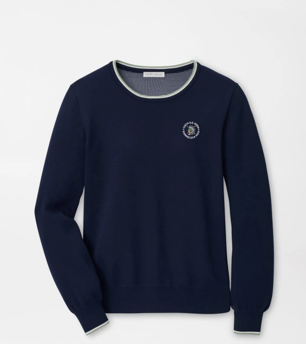 126th U.S. Open Coolspun Lite Cotton Crewneck in Navy