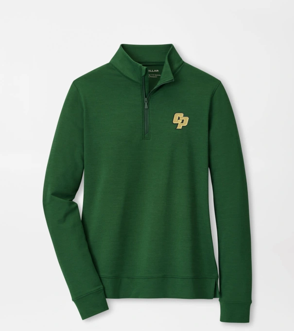 CalPoly Women's Perth Performance Pullover in Green1