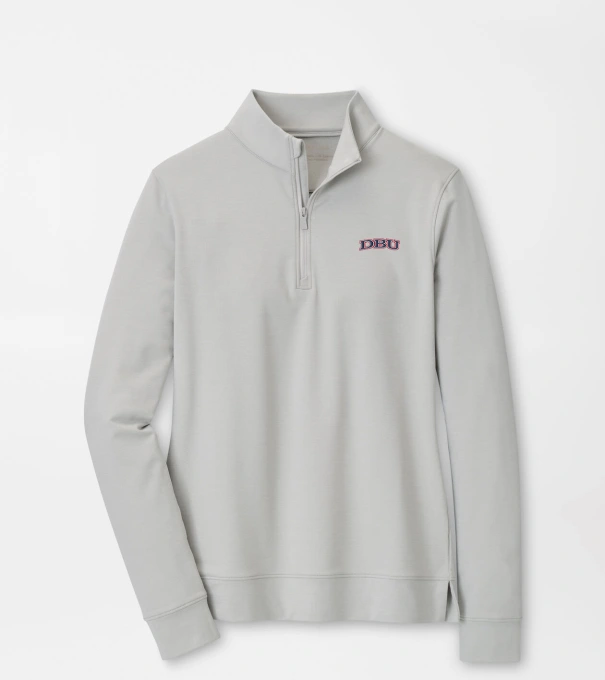 Dallas Baptist University Women's Perth Performance Pullover in British Grey