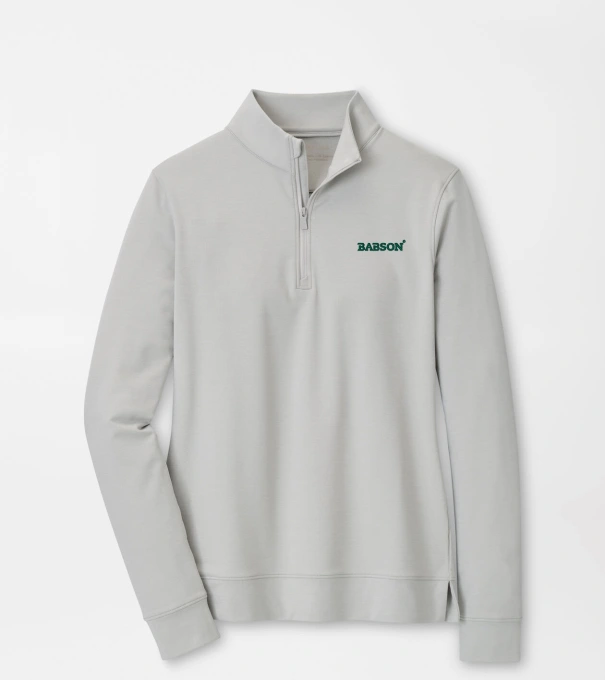Babson Women's Perth Performance Pullover in British Grey