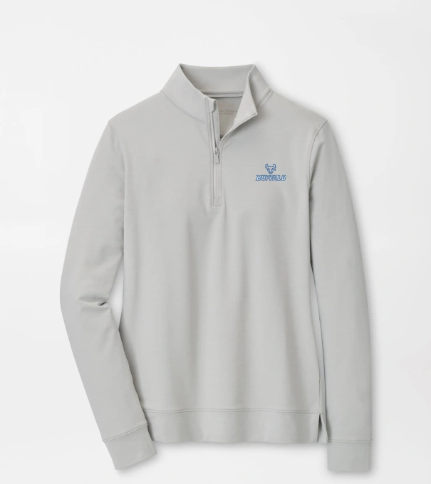 University at Buffalo Women's Perth Performance Pullover in British Grey