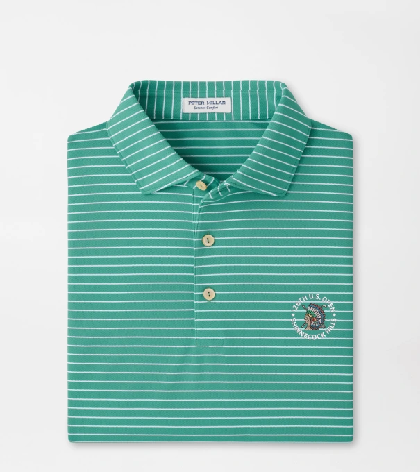 126th U.S. Open Winston Performance Mesh Polo in SNOW PEA