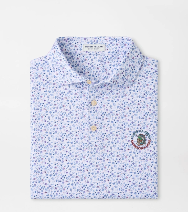126th U.S. Open Oyster Roast Performance Jersey Polo in White