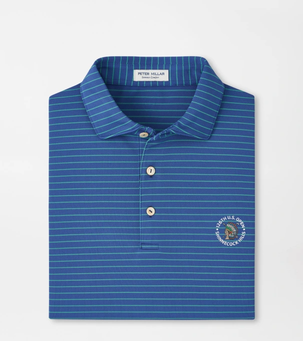 126th U.S. Open Winston Performance Mesh Polo in Sport Navy