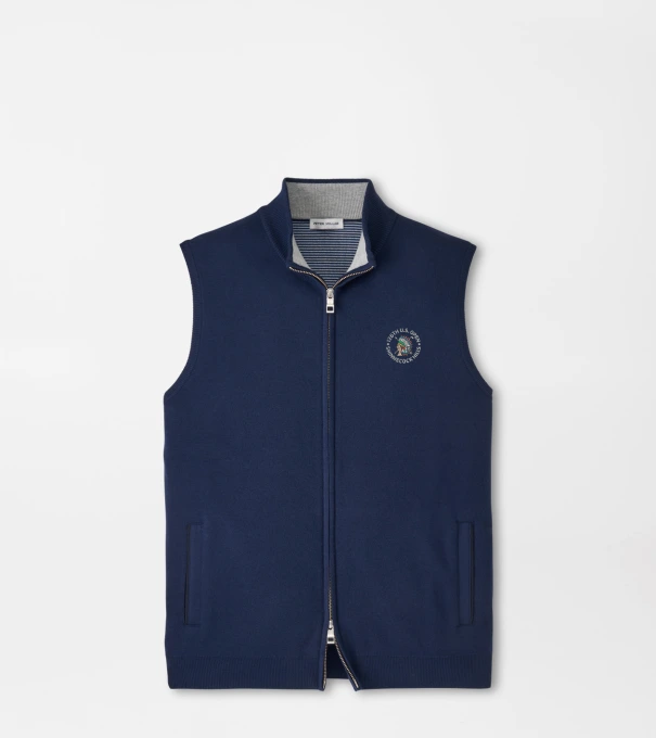 126th U.S. Open Coolspun Lite Full-Zip Sweater Vest in Navy