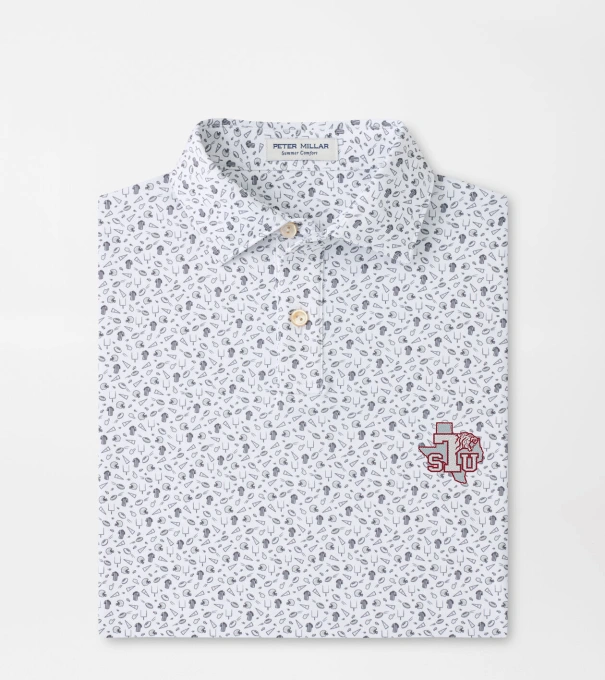 Texas Southern Kick Off Youth Performance Jersey Polo in Gale Grey