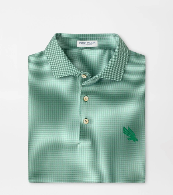 North Texas Border Performance Jersey Polo in Green1