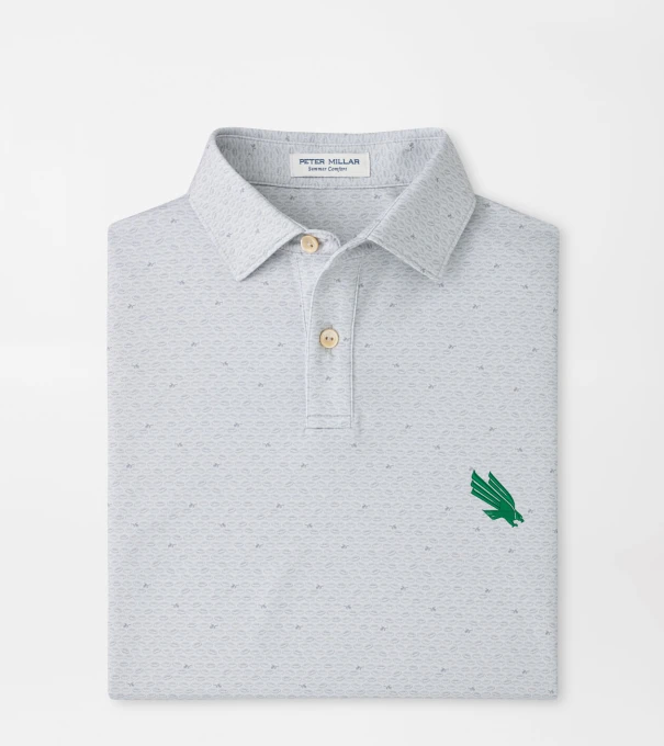 North Texas On The Ball Youth Performance Jersey Polo in British Grey