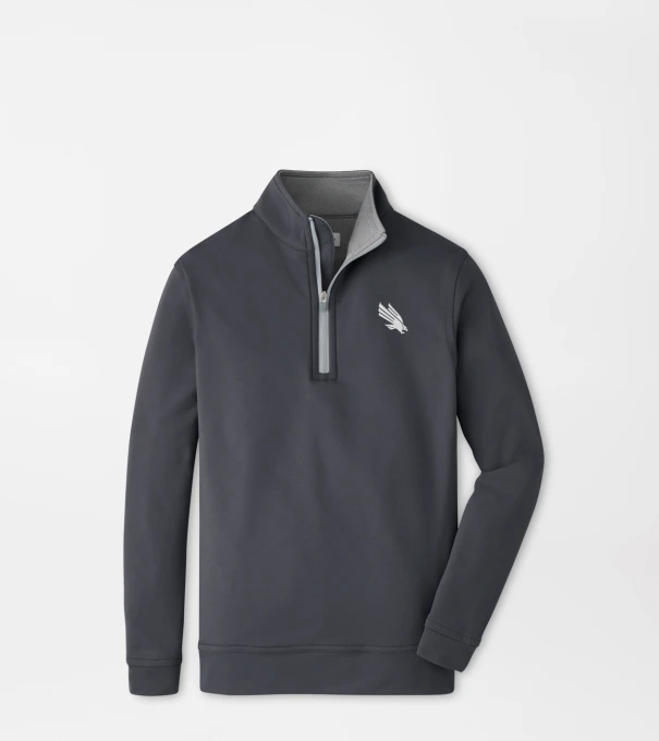 North Texas Perth Youth Performance Quarter-Zip in Iron