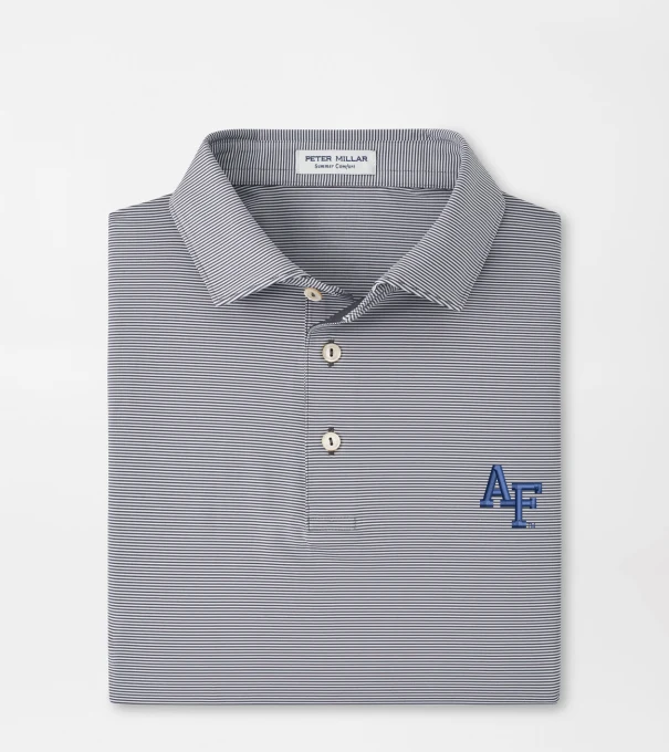 Air Force Academy Jubilee Performance Jersey Polo in Iron