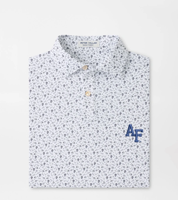 Air Force Academy Kick Off Youth Performance Jersey Polo in Gale Grey