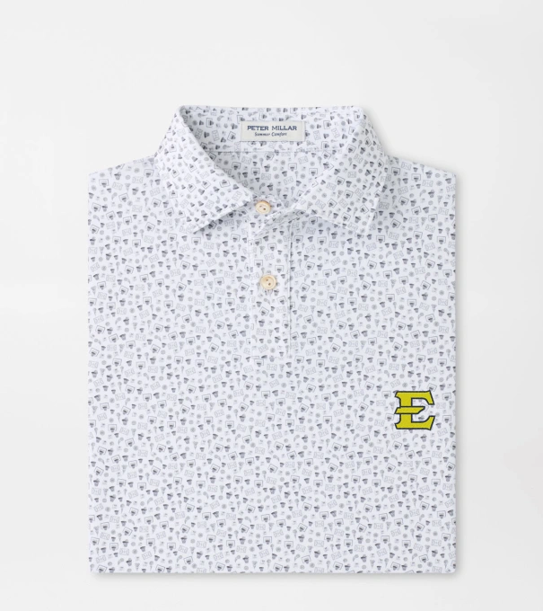 East Tennessee Buzzer Beater Youth Performance Jersey Polo in White