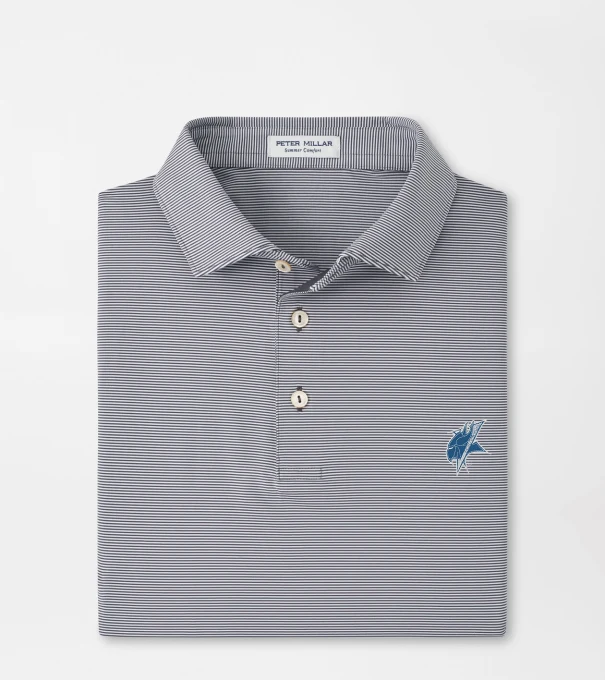 Elizabeth City Jubilee Performance Jersey Polo in Iron