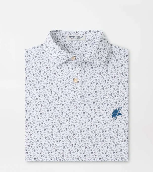 Elizabeth City Kick Off Youth Performance Jersey Polo in Gale Grey