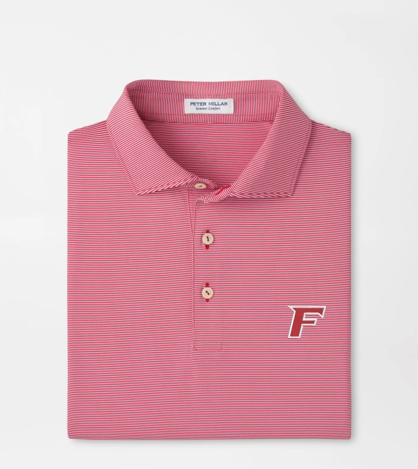 Fairfield Jubilee Stripe Performance Polo in Red3