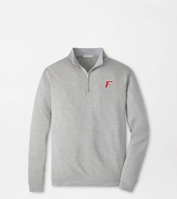 Fairfield Crown Comfort Quarter-Zip Pullover in Light Grey