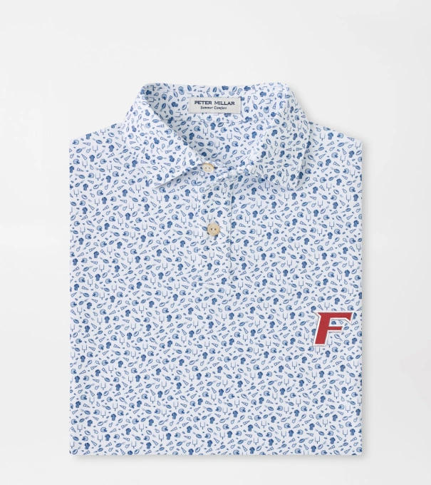 Fairfield Kick Off Youth Performance Jersey Polo in Blue Frost