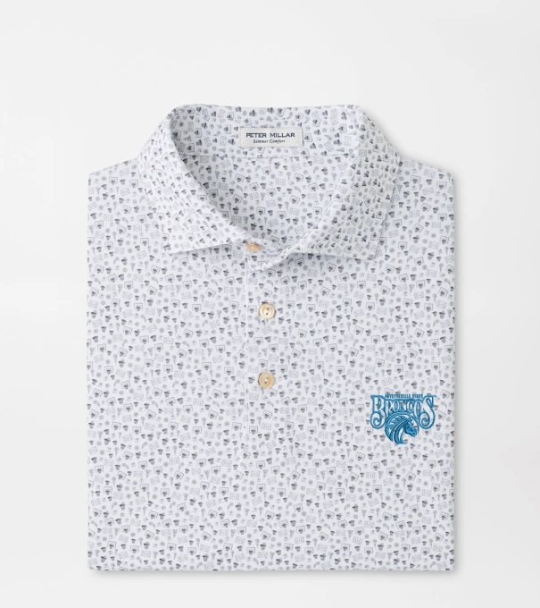 Fayettville State Buzzer Beater Performance Jersey Polo in White