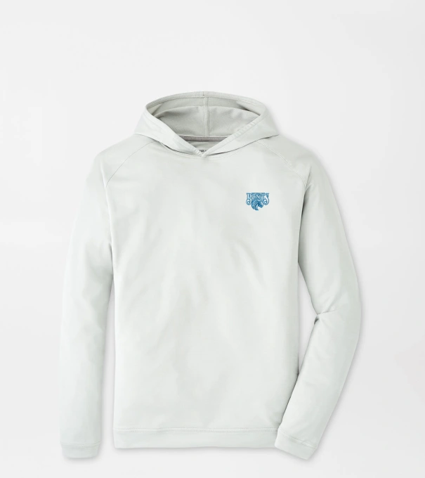 Fayettville State Pine Performance Hoodie in British Grey
