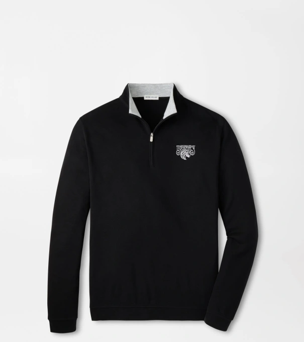 Fayettville State Crown Comfort Quarter-Zip Pullover in Black