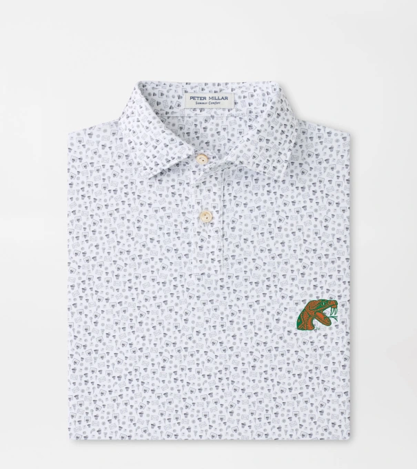 Florida A&M Buzzer Beater Youth Performance Jersey Polo in White