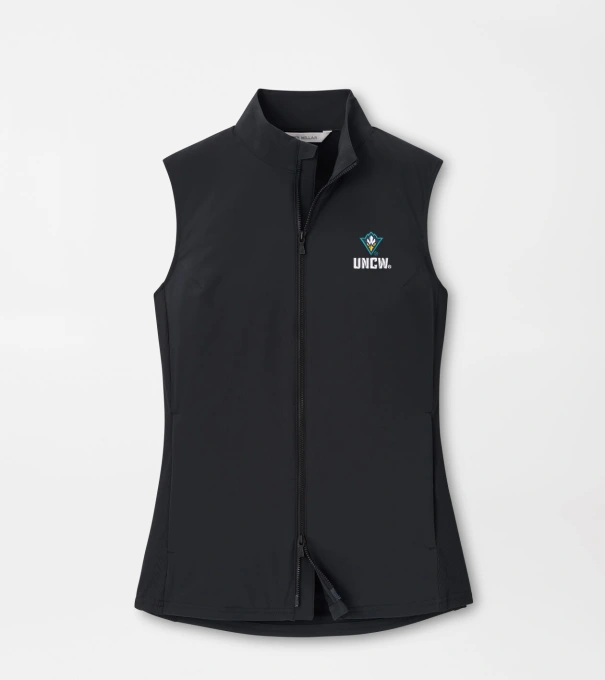 UNCW Women's Dunes Vest in Black