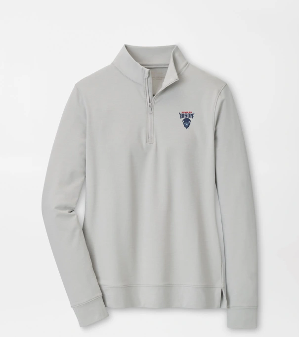 Howard University Women's Perth Performance Pullover in British Grey