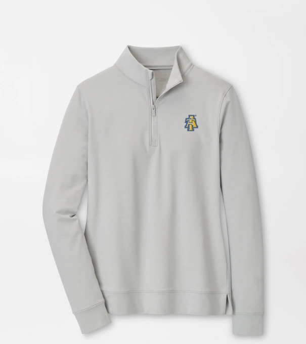 NC A&T Women's Perth Performance Pullover in British Grey